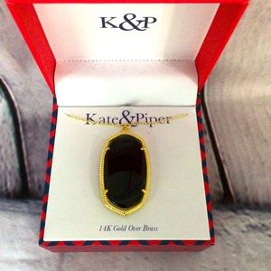 Kate & Piper 14K Gold Pendant Necklace